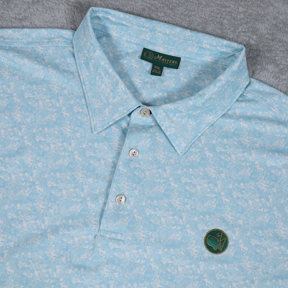 Masters 1934 x Berckmans Place Golf Polo Shirt Augusta National Mens XXL Floral